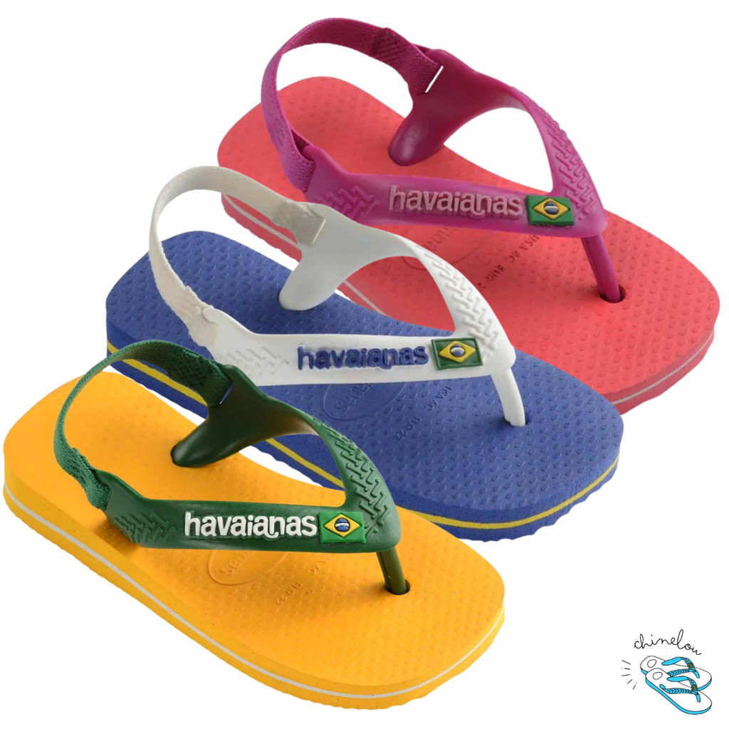 Sandalia Chinelo Havaianas Baby Brasil Logo Bandeirinha Papete Bebe Original em Oferta na Shopee