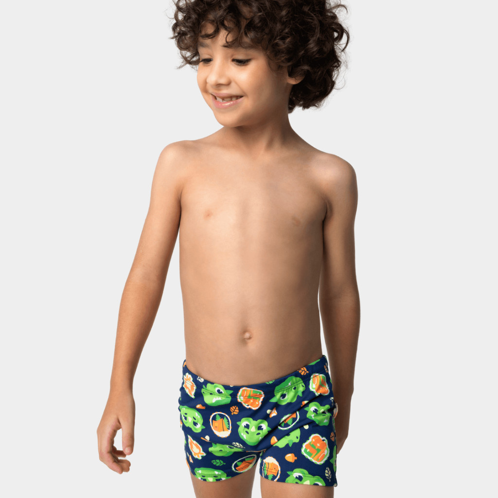 Sunga Box Dragão Camping Kids  Puket Praia&Piscina