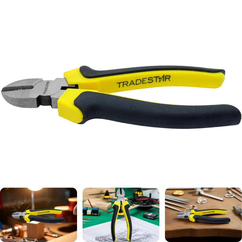 Alicate Corte Diagonal 6'' Polido Aço Carbono Tradestar em Oferta na Shopee