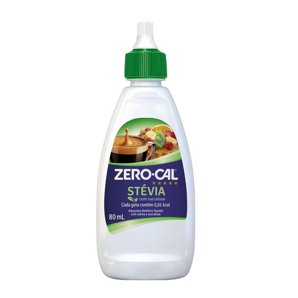 Adoçante Zero-Cal Stevia Líquido 80ml