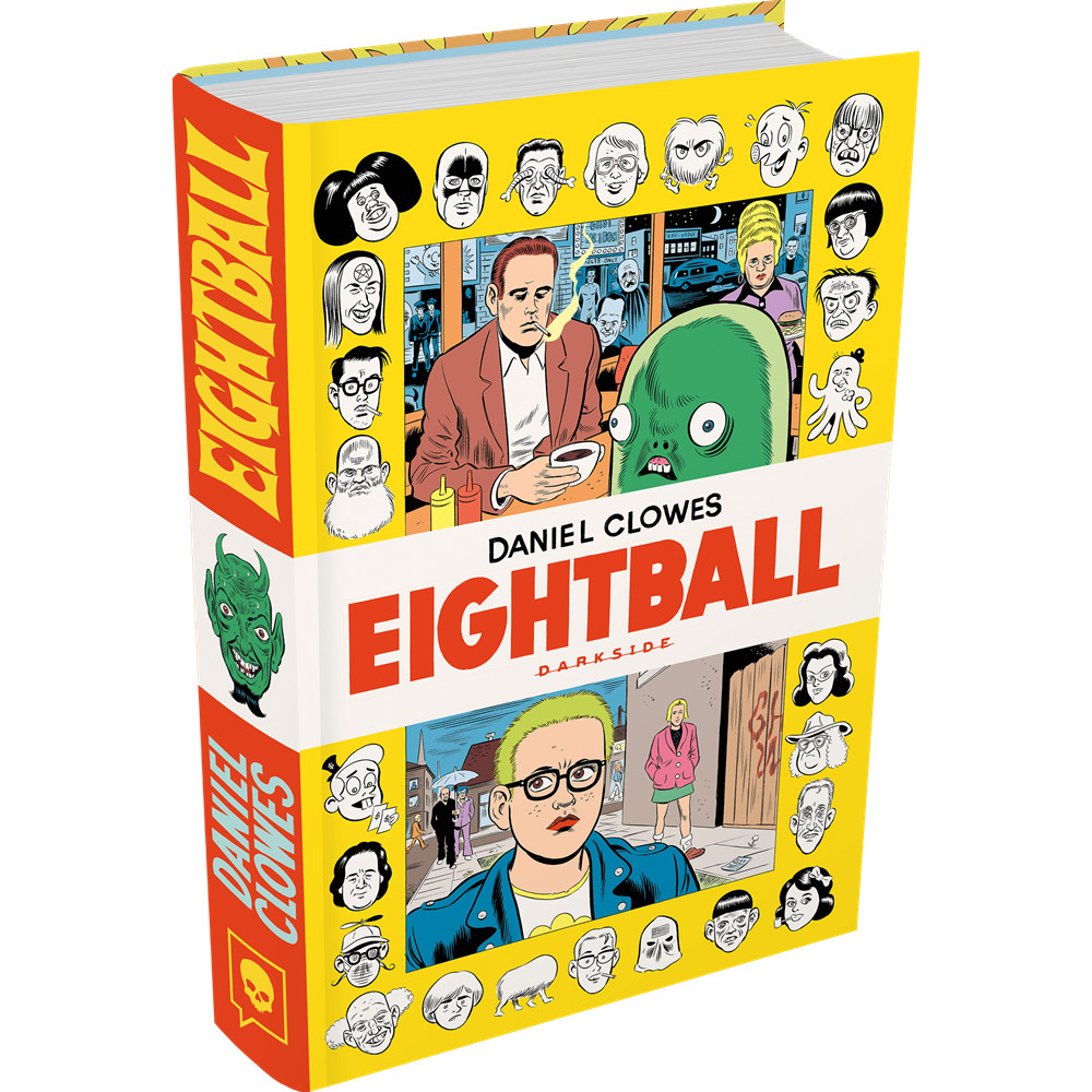 Capa do livro Livro - Eightball Completo - por Daniel Clowes - Editora Darkside