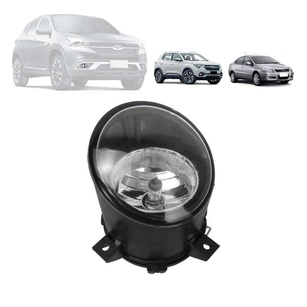 FAROL MILHA DIREITO TIGGO 5X TXS 2019 A 2020 - TIGGO 7 T/TX 2019 A 2021 CIELO 2010 2012 (COM LAMPADA)