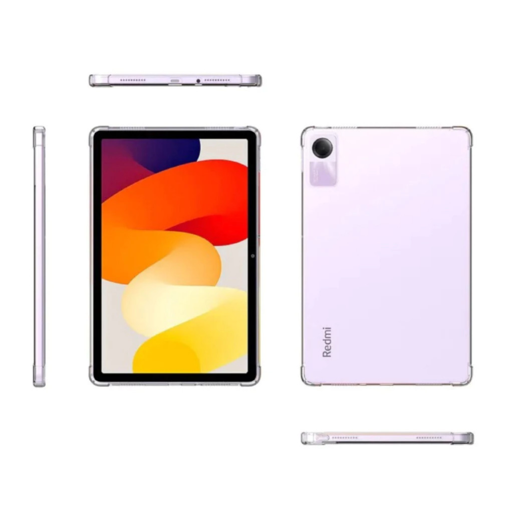 Kit Completo Capa transparente anti impacto + Película + Caneta Para Xiaomi Redmi Pad SE 11 - detalhe
