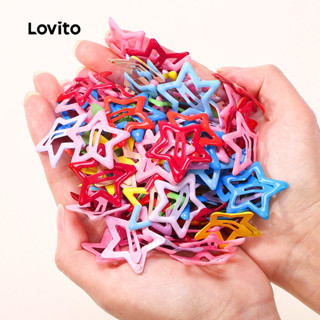 Lovito Acessórios de Cabelo Estrela Rosa Dourada +150 Acessórios de Cabelo para Bebê e criança LFASCS214 em Oferta na Shopee