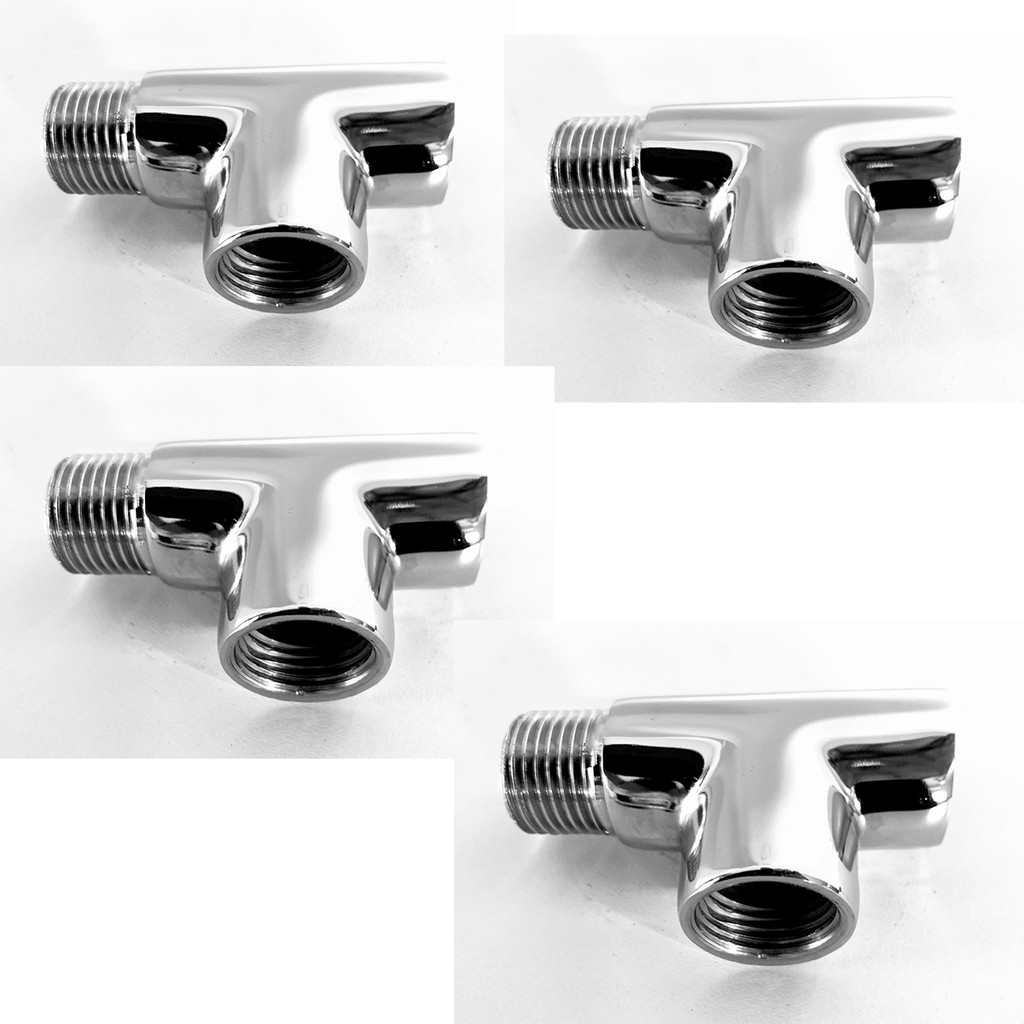 Kit 04 Adaptador Conexão T Caixa Acoplada Ducha Higiênica