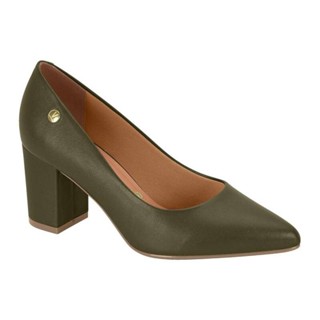 Sapato Vizzano Scarpin Salto Bloco - Feminino em Oferta na Shopee
