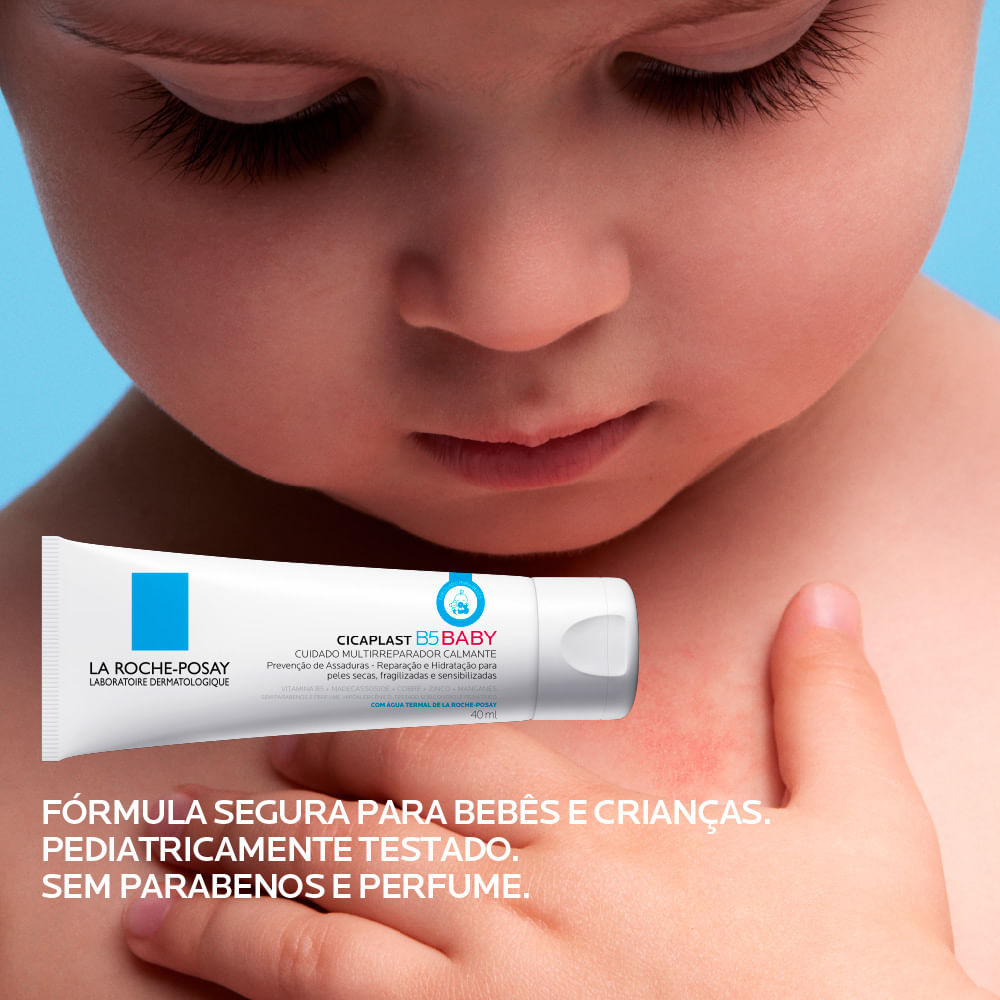 Detalhes do Cicaplast B5 Baby La Roche Posay Cuidado Multirreparador Calmante 40ml