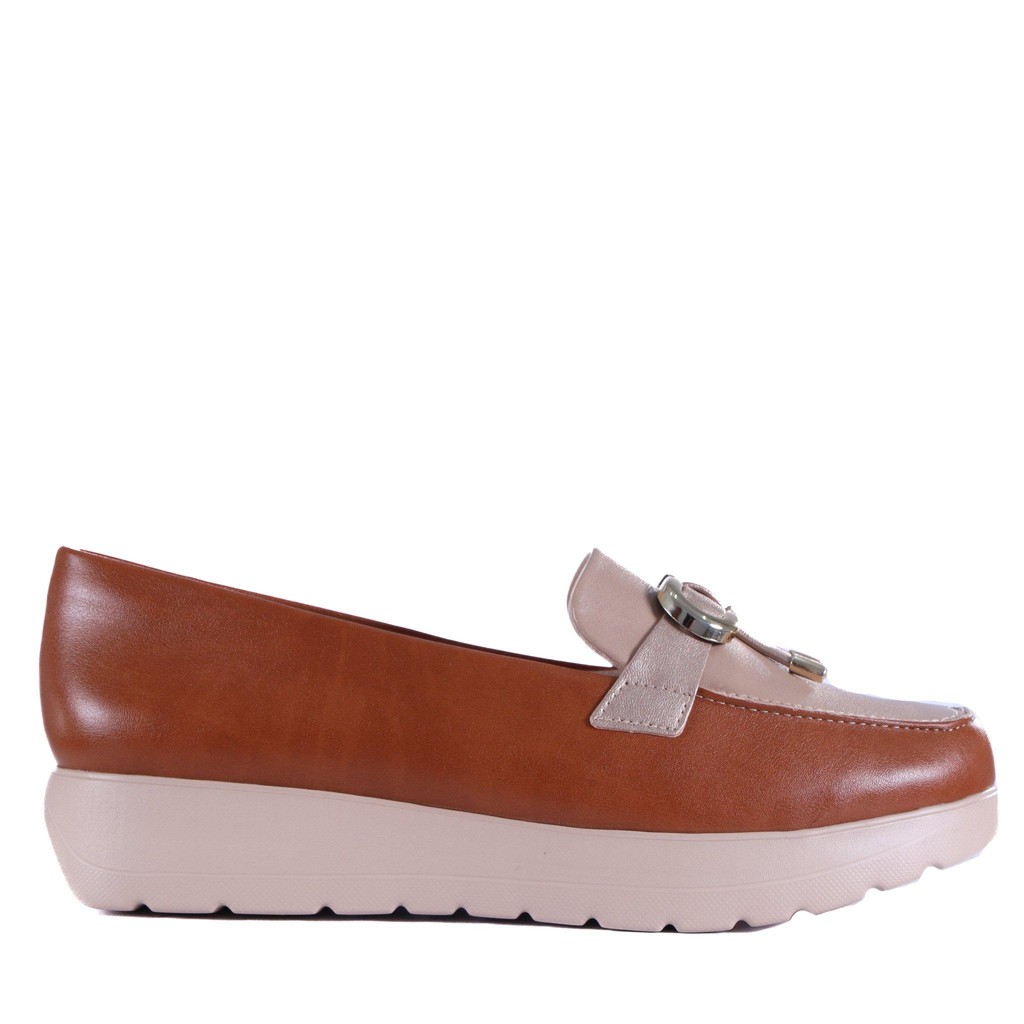 Mocassim Feminino Comfortflex 25-59403 Toffe/Mocca
