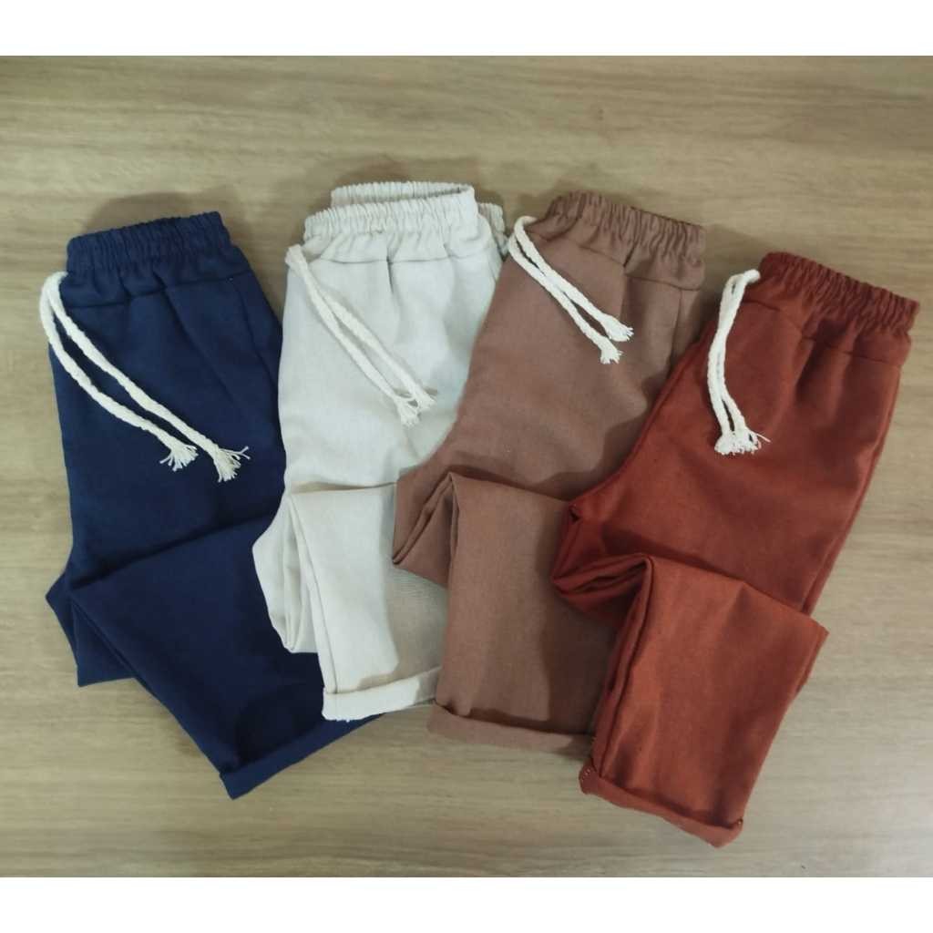 KIT C/4 CALÇAS INFANTIL ELEGANTE