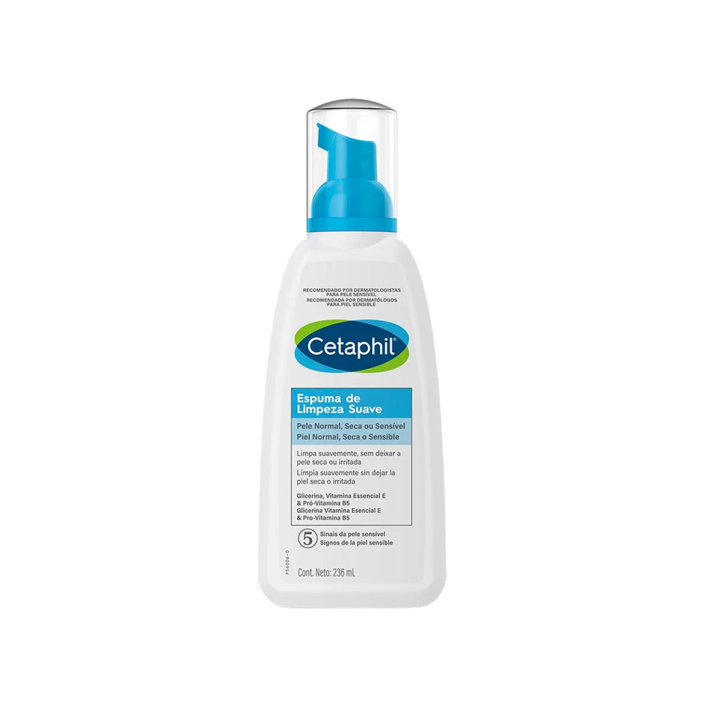 Espuma de Limpeza Facial Suave 236 ml – Cetaphil