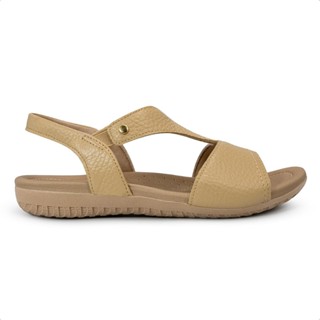 Sandália Usaflex Feminina Elástico em Couro Casual R18083 em Oferta na Shopee