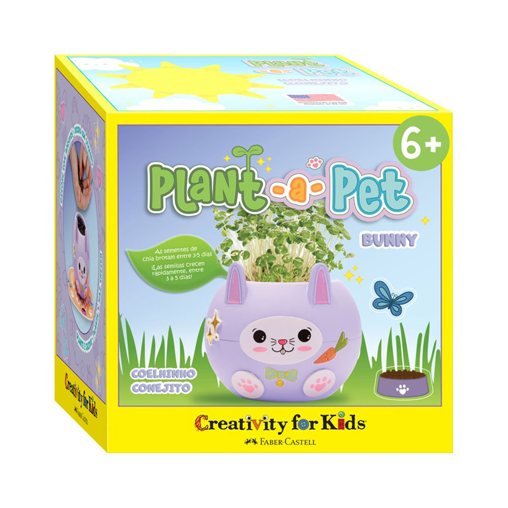 Plant-a-pet Coelhinho Creativity for Kids 6438900 Faber-Castell