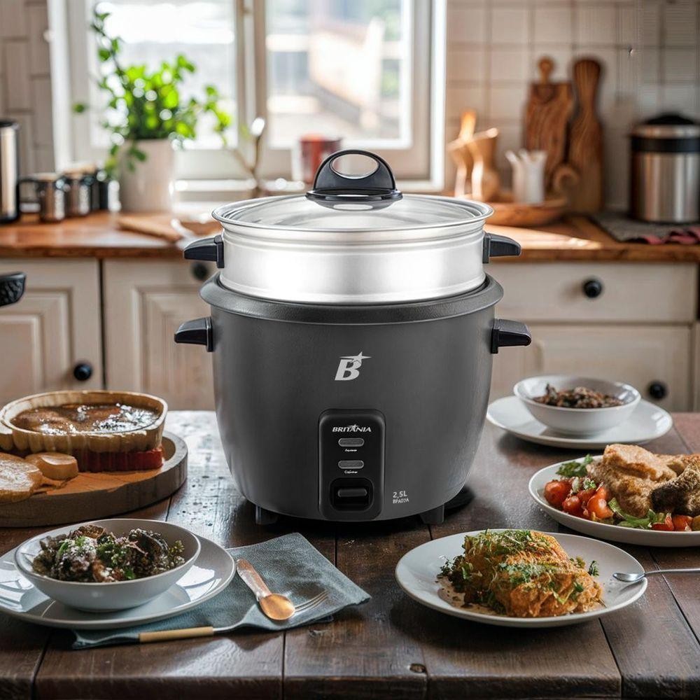 Panela Elétrica Multifuncional Britânia 7 Xícaras 500W BPA07 220V · foto 2