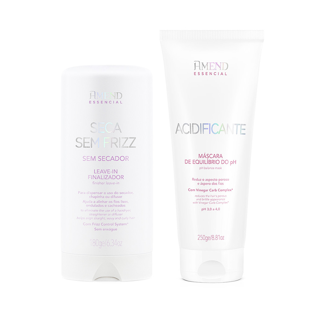 KIT AMEND LEAVE-IN FINALIZADOR + ACIDIFICANTE MÁSCARA