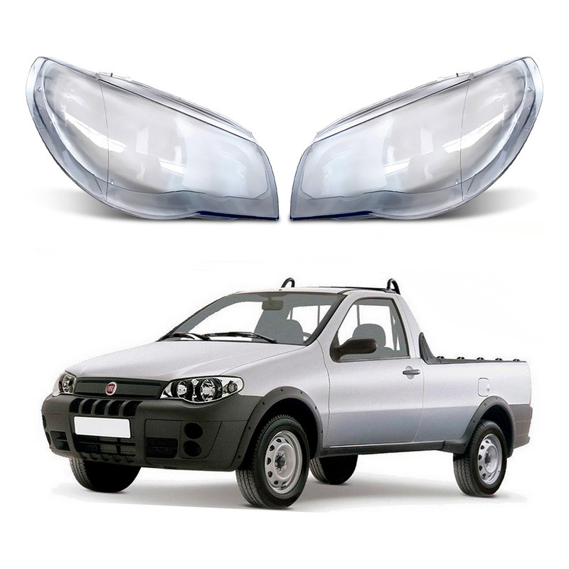 Par Lente Farol Dianteiro Fiat Strada 1.8 2005 A 2010 em Oferta na Shopee