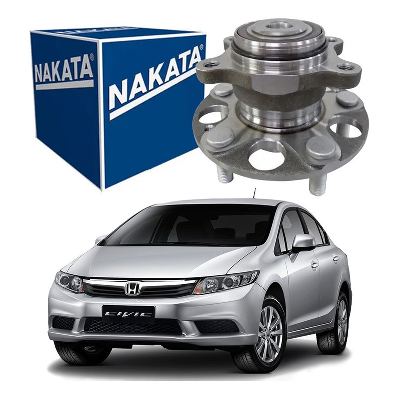 Cubo Rolamento Traseiro Nakata Civic 1.8 2.0 2012 A 2014 em Oferta na Shopee