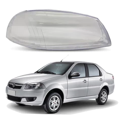 Lente Do Farol Esquerdo Fiat Siena Rstiii 1.0 2007 A 2016