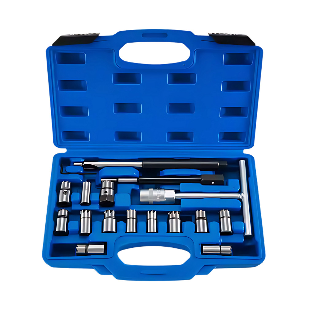 Kit Jogo Escareador Para Bico Injetor Diesel 17 Peças - Lisfer