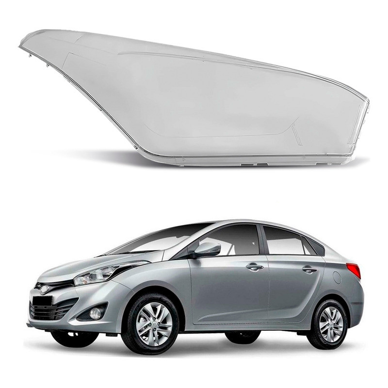 Lente Do Farol Lado Direito Hb20s Sedan 1.0 1.6 2012 A 2015 em Oferta na Shopee