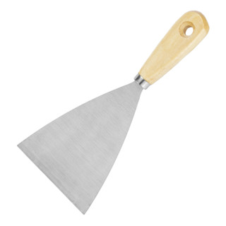 ESPATULA BETUMADEIRA, ACO INOXIDAVEL, LISA, CABO DE MADEIRA, 4POL., 100MM, 1PC // SPARTA em Oferta na Shopee