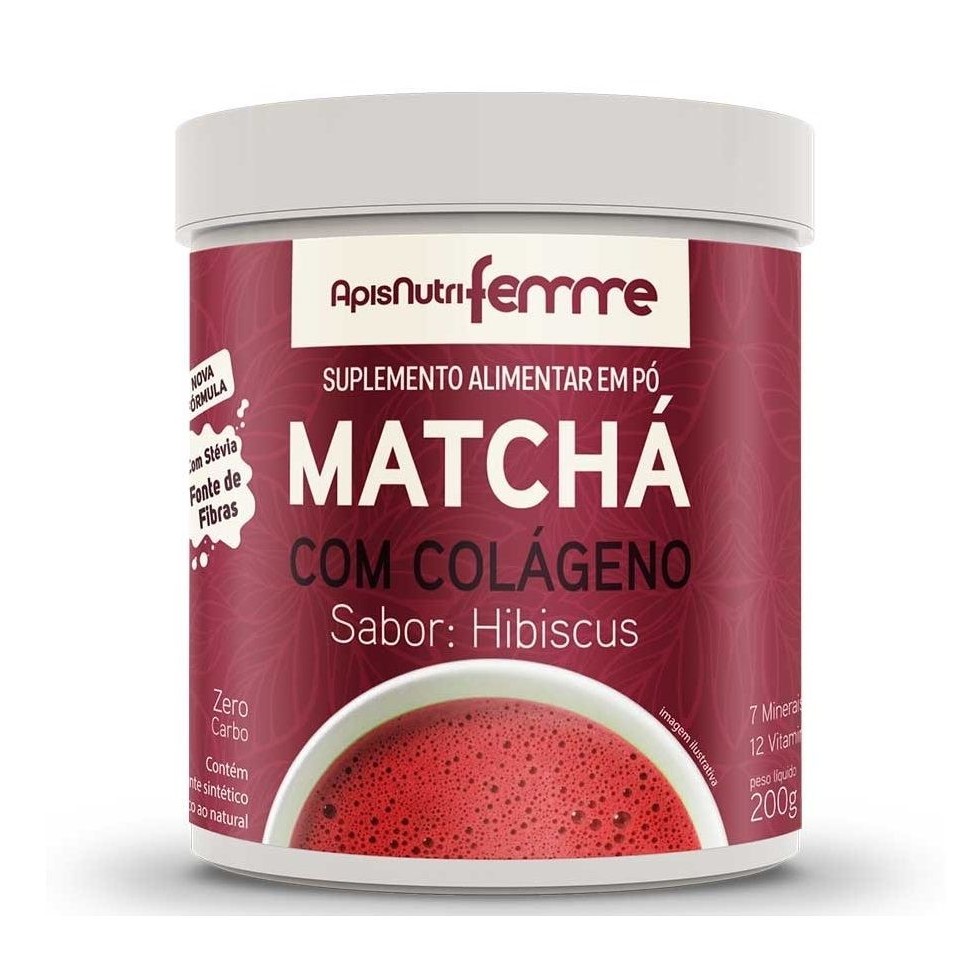 Matchá (200g) - Sabor: Hibiscus