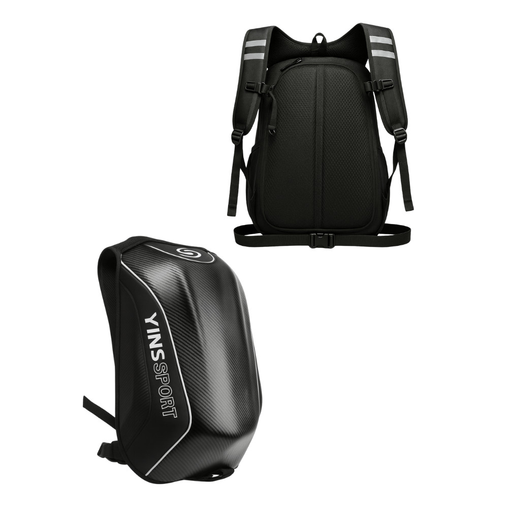 Mochila Esportiva Para Motoqueiros Porta capacete e Casco resistente