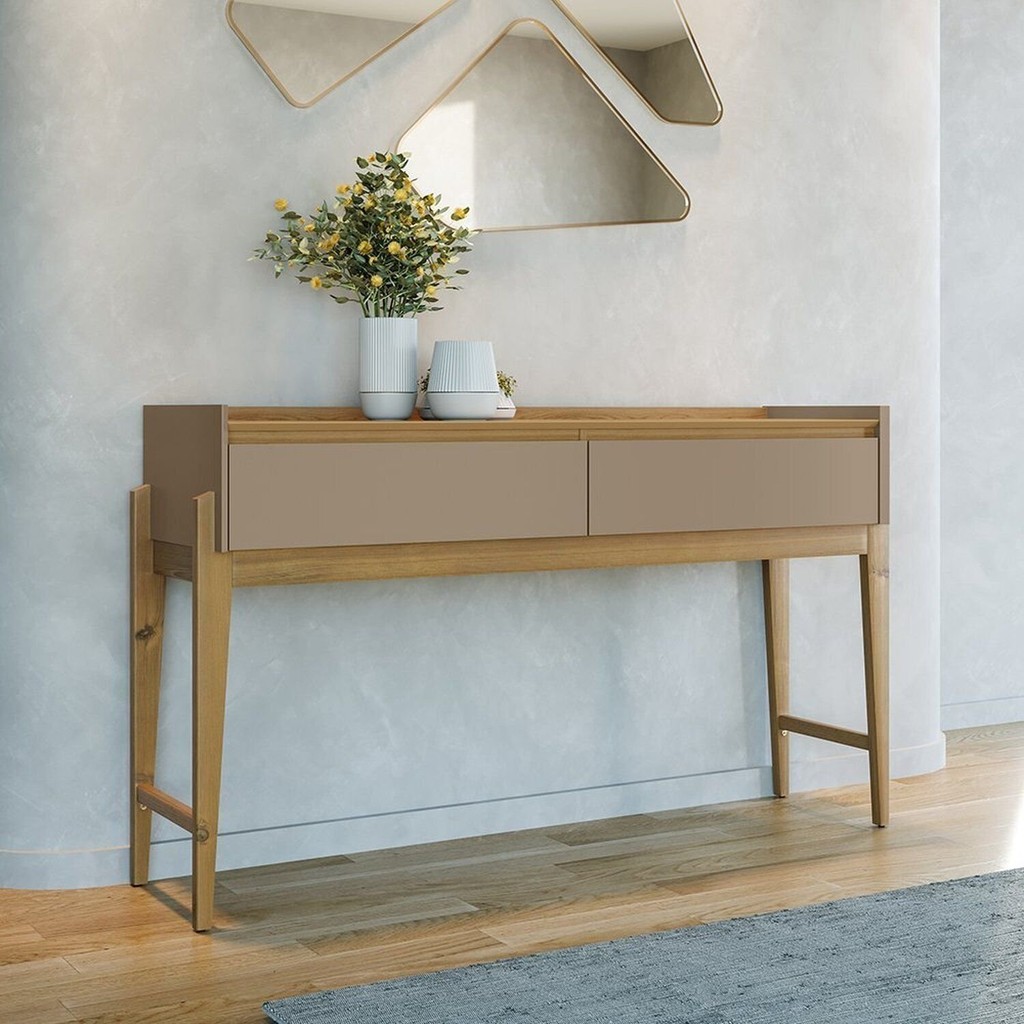 Aparador para Sala de Estar 2 Gavetas Rennes em Oferta na Shopee