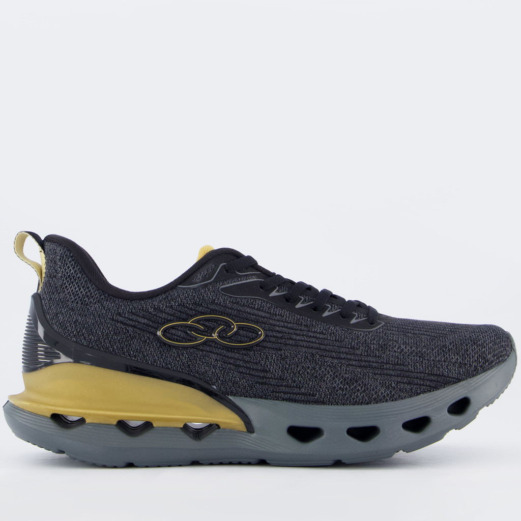 Tênis Olympikus Quartzo Cinza e Dourado em Oferta na Shopee