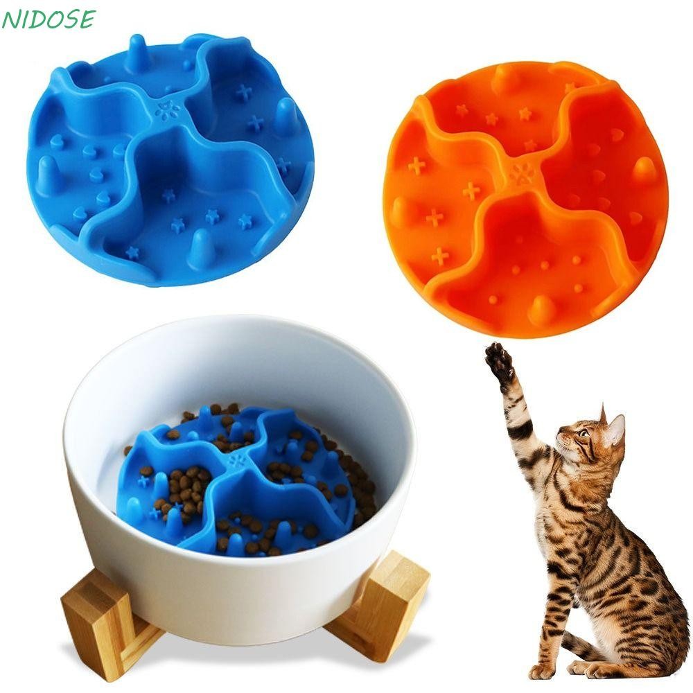 Inserção De Alimentador Lento NIDOSE , Tapete De Silicone Para Comida Lenta Com Ventosas , Macia Antiderrapante Tigelas em Oferta na Shopee