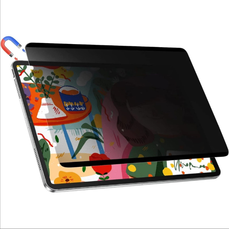 Filme Magnético Anti-peep Para Samsung Galaxy Tab A11 8.7 2025 A11 + A9 Plus A8 S11 S10Lite S9 FE S8 S7 S9FE + S10 S7 12