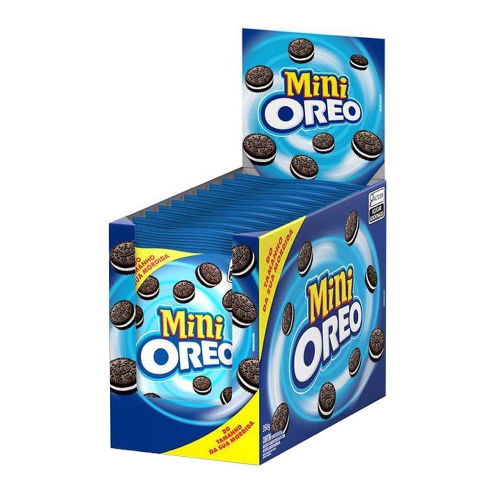 Imagem Biscoito Recheado Mini Oreo 35g - Caixa com 10 Unidades