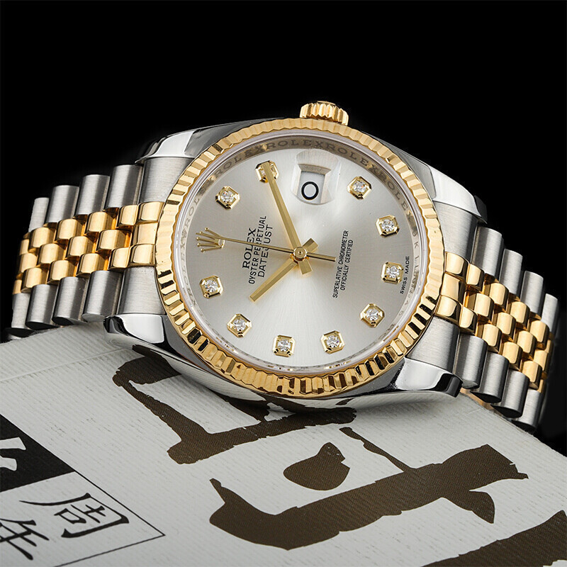 Série Rolex Rolex Rolex Log Tipo116233Relógio masculino mecânico automático com gravação de diamante e mostrador pratead