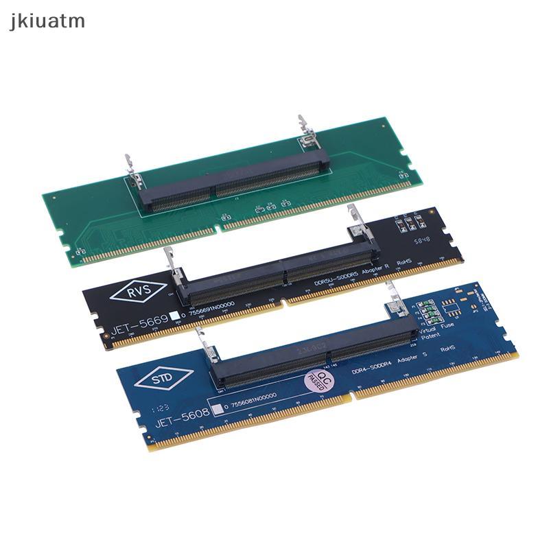 [jkiuatm] DDR3 DDR4 DDR5 Laptop SO-DIMM Para Adaptador De Mesa Conversor De Cartão Memória RAM Conector BR