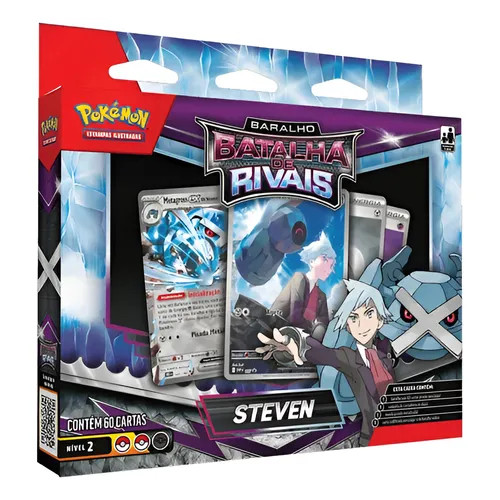 Pokémon TCG Steven Batalha Rivais Deck 60 Cartas | Pokémon