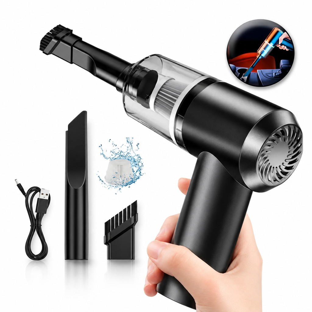 Aspirador Automotivo Portátil 500mah Sem Fio 120W Soprador de Poeira para Casa e Escritório