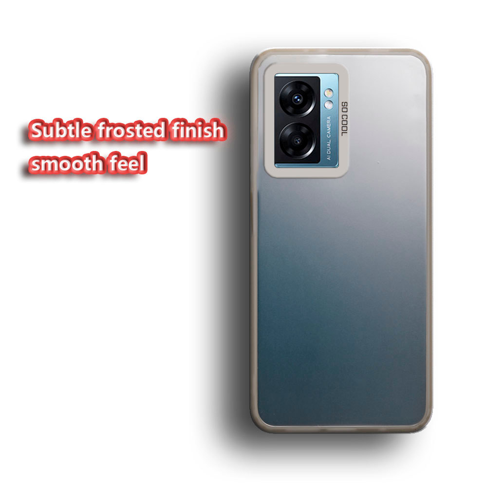 Para Oppo A77 A57 K10 5G A56s 2022 CPH2339 CPH2337 PFTM20 Slim Fit Capa De Silicone Macio Textura A Laser Antibacteriana