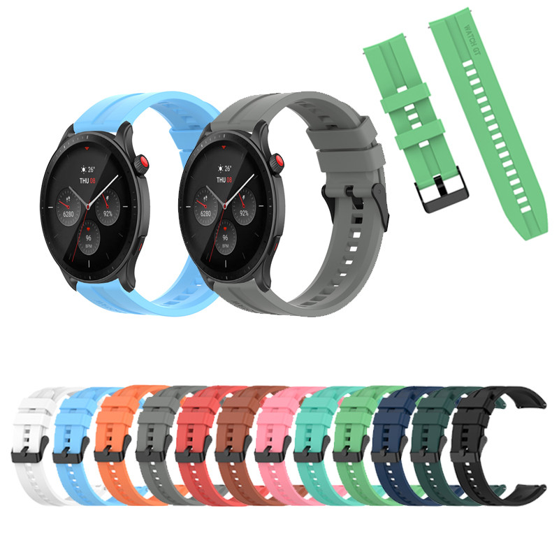 Para Huami Amazfit GTR 3 4 3pro 4pro 2 2E Mini Pulseira De Silicone Esportiva