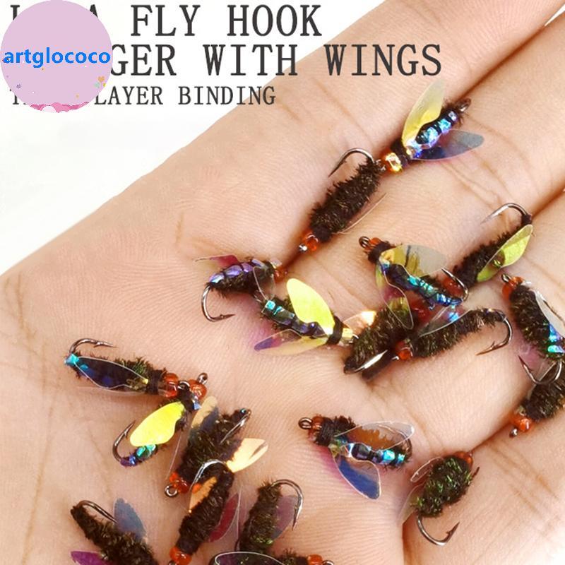 Artglococo Luya Fly Bait , Hook , Mung Bean , Horse Mouth , White Striped Tilápia , Peixe Predatory De Água Doce , Isca