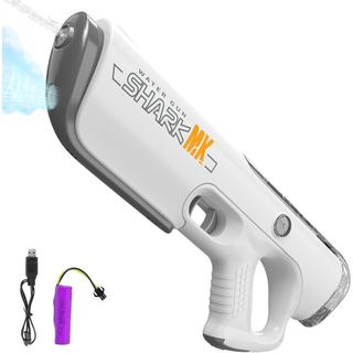 Pistola de Água Elétrica para Crianças e Adultos, Recarga Automática de Água, Design Leve, Dispara Mais de 250 Jatos, Al