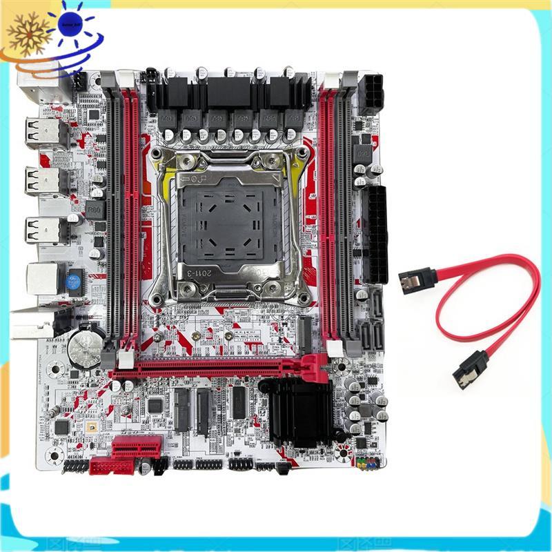[Le's Shop] Placa-Mãe X99 X99G757 Para Jogos De Mesa LGA 2011-3 DDR3 HM55 Chip Suporte E5 2666/2673/2676/2678/2696 V3 CP