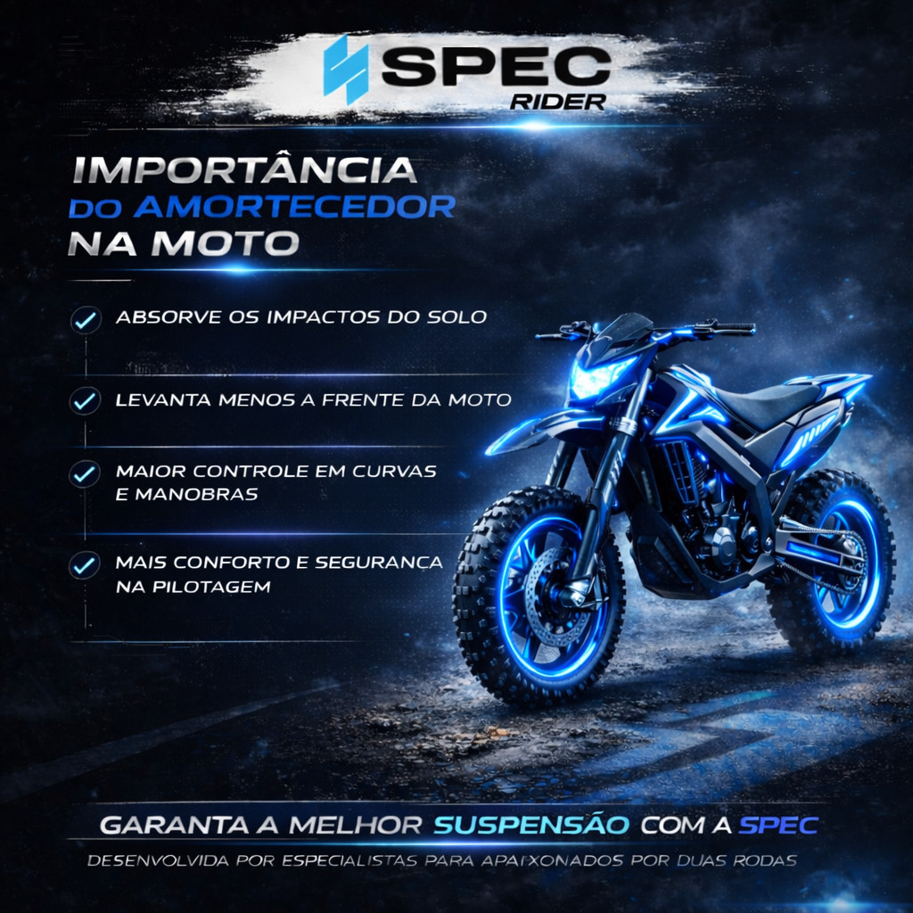 AMORTECEDOR HONDA CG TITAN 160 2016 A 2023 CG TITAN 150 2014 A 2015 SPEC ORIGINAL MELHOR PREÇO — imagem 2 de 2
