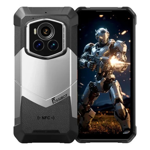 Smartphone Fossibot F107 Pro 5g Nfc super Bateria de 28000mah 30gb Ram 512gb Preto Resistente