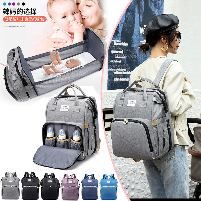 m Bolsa Para Bebê Mochila Mamãe Berços Portáteis Multifuncional Mãe E