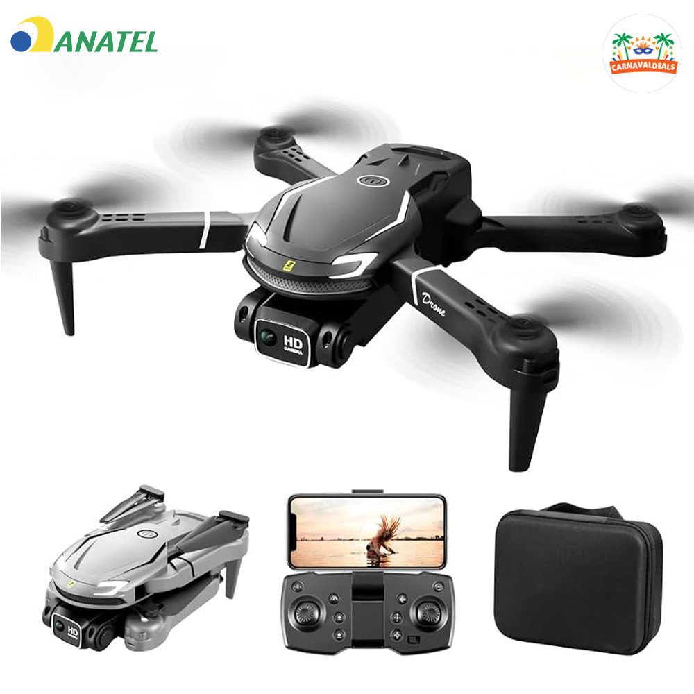 Novo Drone Aéreo V88 8K HD Dupla Lente Quadcopter Profissional com Evitar Obstáculos