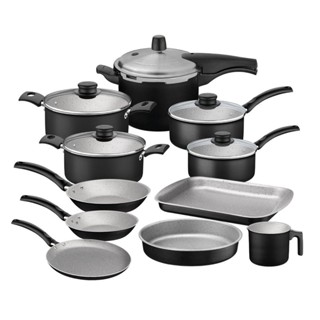 Jogo De Panelas 11 Peças Turim Panela Pressão Tramontina em Oferta na Shopee