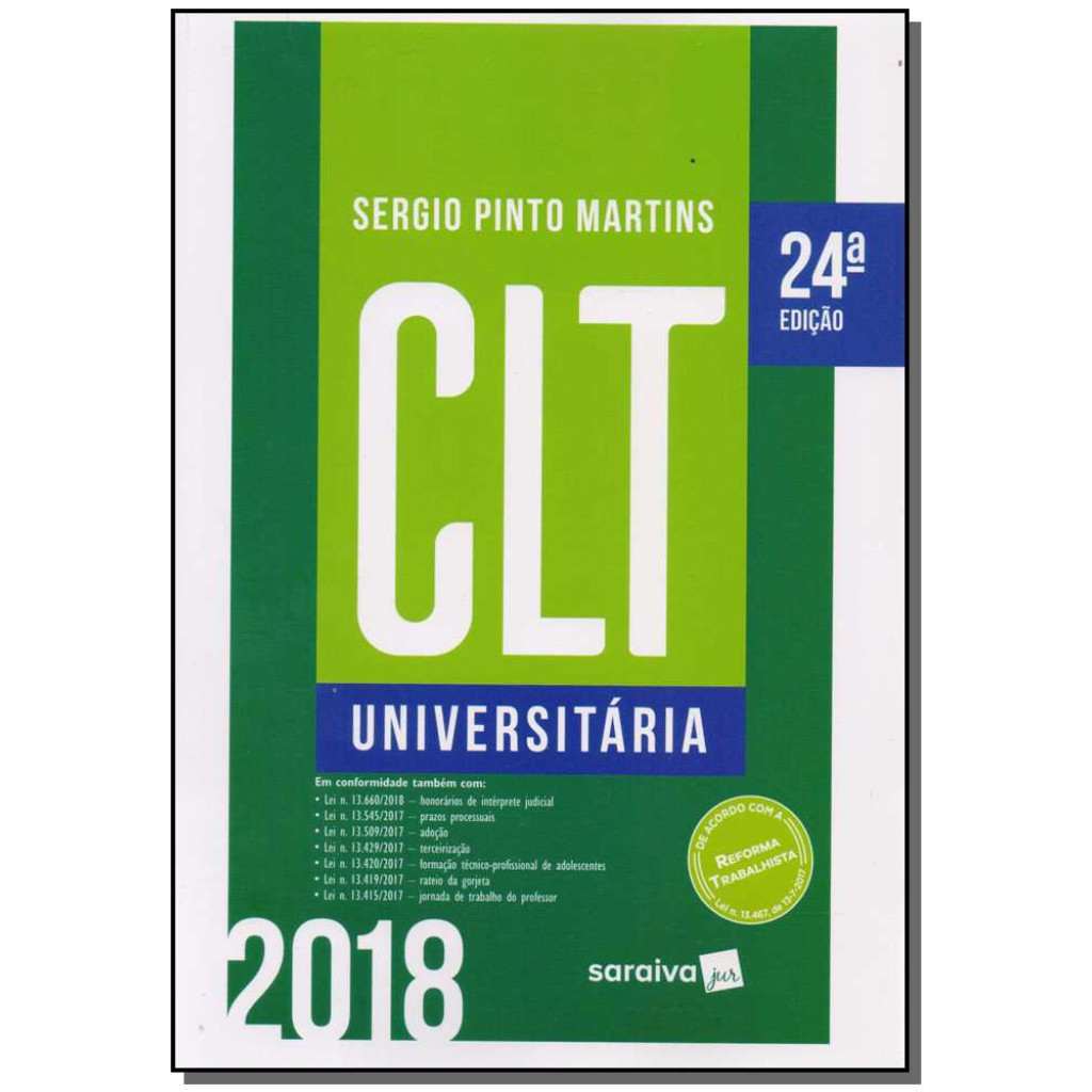 CLT Universitária - 24 ª Ed.