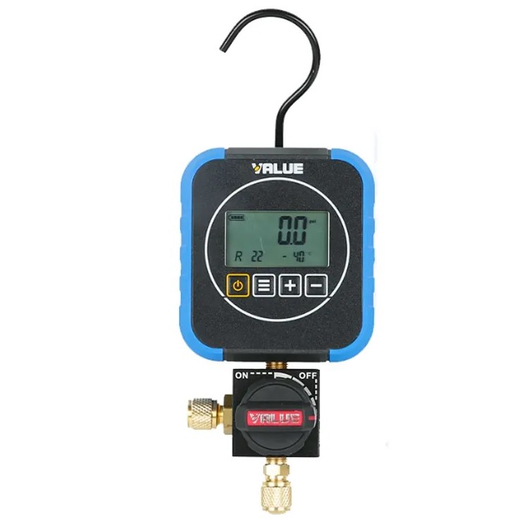 Manifold Digital 1 Via c/ 2 Mangueiras e Adptador Value VRM1-0101I