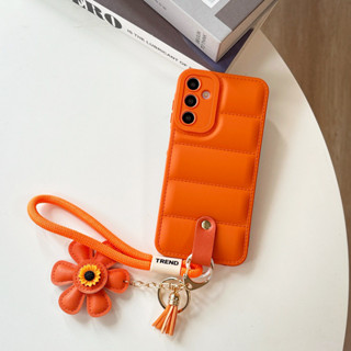 Jaqueta De Luxo Com Alça De Pulso De Girassol Para Samsung Galaxy A26 A17 A07 A36 A56 A54 A55 A06 A16 A05s A14 A15 A24 A em Oferta na Shopee