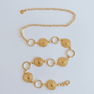 Cinto Designer De Ouro Das Mulheres Da Cintura Cadeia De Moda Cinto De Vestido De Ouro Prata Estilo Cinto De Metal em Oferta na Shopee