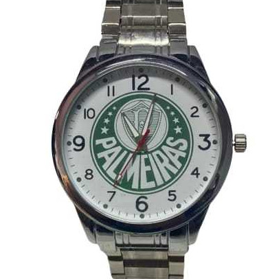 Relogio Masculino Palmeiras fc Dourado Prata Oferta Todas Cores Envio Hoje